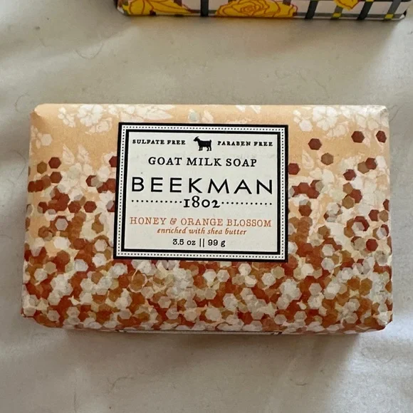 Beekman 1802 Goat Milk Soap Set - Yellow, Black, White, Cream - Picture 4 of 5